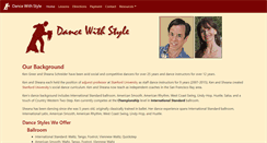Desktop Screenshot of dancewithstyle.com