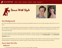 Tablet Screenshot of dancewithstyle.com